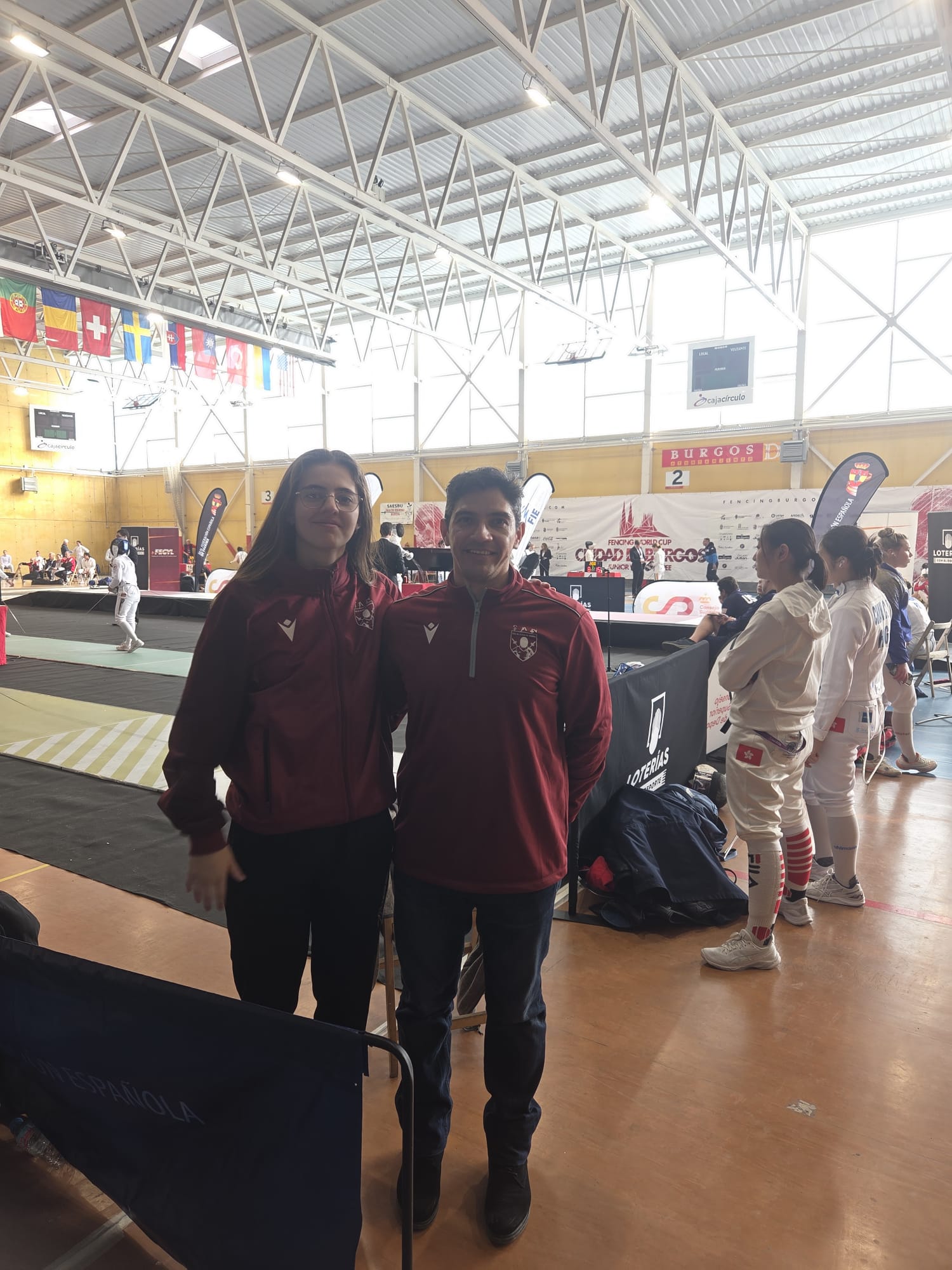 Participaci&oacute;n navarra en la XXVII Copa del Mundo Sub-20 de espada femenina, celebrada en Burgos